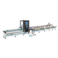 Rotary blade cutting center PCC 6505for aluminum profilesfor PVC profilesCNC