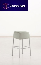 Contemporary stool FEX MAXmetal baseupholsteredwhite