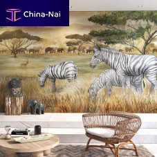 Contemporary wallpaper SAVANAcellulose fibernonwoven fabricfiberglass