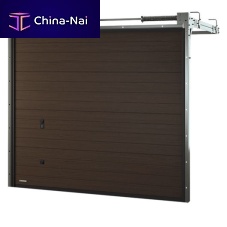 Sectional garage door VENTE K2 RCwoodenpolyurethane foamautomatic