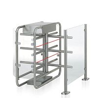 Half-height turnstile Atlasfor access controlfor airport