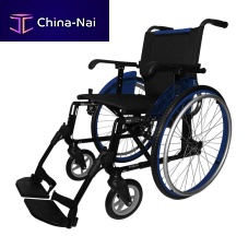 Manual wheelchair LINE outdoorindoorwith legrest