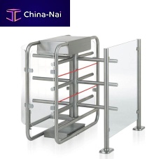 Half-height turnstile Atlasfor access controlfor airport