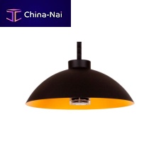 Contemporary ceiling light DOMEroundstainless steelLED