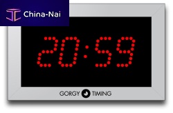 Airport clock LEDI® REVERSO 5 digitalquartz