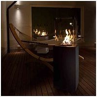 Gas fireplace PATIO/G30/30MBAR/Sfloor-mountedislandcentral
