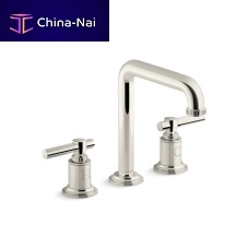 Bathroom sink double-handle mixer tap P21247-LV-SNwall-mountedbrassbathroom