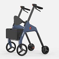 4-wheel rollator carbon fiberwith seatwith basket