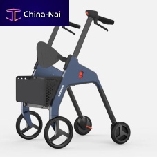 4-wheel rollator carbon fiberwith seatwith basket