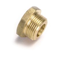 Hexagonal plug 50123 seriesthreadedbrassreducing