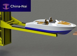 Dry boat storage lift Roof-Mounted
