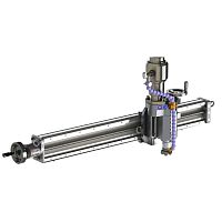 2-axis milling machine PML2-1000verticalmobilefor steel
