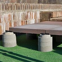 High-resistance raised floor pedestal A3 outdoorfor tilefor decking
