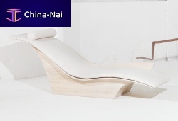 Contemporary chaise longue DUNEfabrictravertineoutdoor