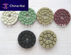 Diamond polishing pad
