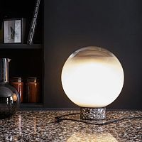 Table lamp LUCID DREAMsteelfrosted glassterrazzo