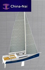 Cruising-racing sailboat ROSSO 35