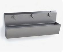 3-station surgical sink SUR-SINK3stainless steel