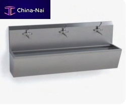 3-station surgical sink SUR-SINK3stainless steel