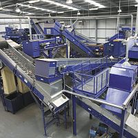 WEEE recycling plant single-step