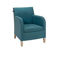 Contemporary armchair ROGERfabricwith removable cushiongreen