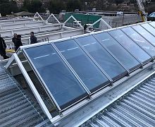Fixed glass roof mobilealuminumaluminum frame
