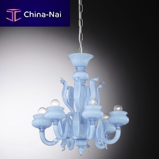Contemporary chandelier LAGUNAVenetian glasswirehandmade