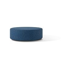 Contemporary pouf concretefabricaluminumround