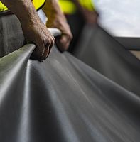 Insulating waterproofing membrane RUBBERGARD for roofrollflexible