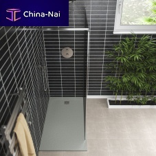 Rectangular shower base STONEabove floorextra-flatmarble