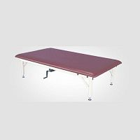 Mechanical Bobath table AM-642with adjustable height backrest1-section