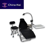 Portable dental chair DU32Lblackheight adjustable