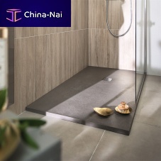 Rectangular shower base DAOabove floorslate