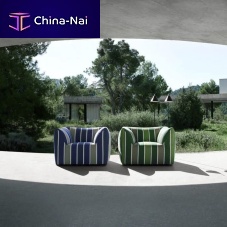 Contemporary armchair La Bambolapolyester fiberpolyethylenewaterproof