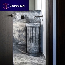 Free-standing washbasin DORICmarblehandmadewithout hole
