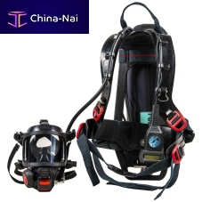 Firefighter helmet Incurve-Ewith respirator