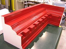 Polystyrene formwork block cornice