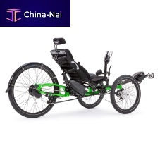 Crank-propelled recumbent trike ADVENTURE HDadultaluminumblue