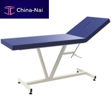 Manual examination table 4005.001with adjustable backrestfixed-height2-section