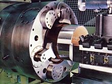 Power chuck UASA II-ARF 3+3 BIG THRU-BORE6-jawself-centeringfloating