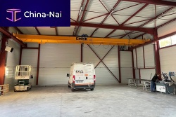 Single-girder overhead travelling crane hangingwith hoistlightweight