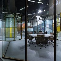 Removable partition FLAT SETmodularglazeddouble-glazed