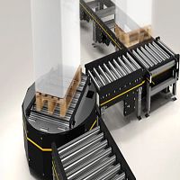 Pallet conveyor PM 97 seriesrollerhorizontalhandling