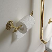 Wall-mounted toilet roll holder FL102OLpolished coppercommercial