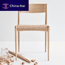 Contemporary chair PIAindooroakupholstered