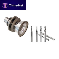 Surfacing wheel 1V1peripheraldiamondflute