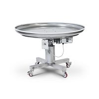 Motor-driven turntable verticalfor packaging lines