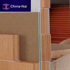 Acoustic insulation BIWOODpolyesterwood fiberrigid panel