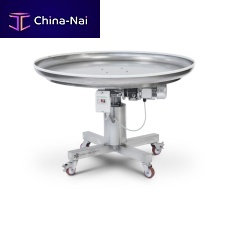 Motor-driven turntable verticalfor packaging lines