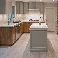 Contemporary kitchen MANHATTANoakcherrywoodmaple